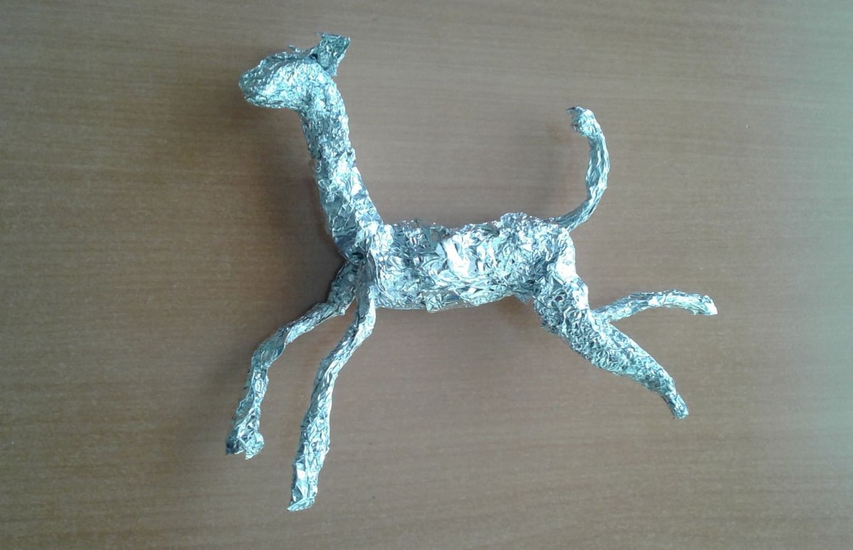 Фигурки из фольги