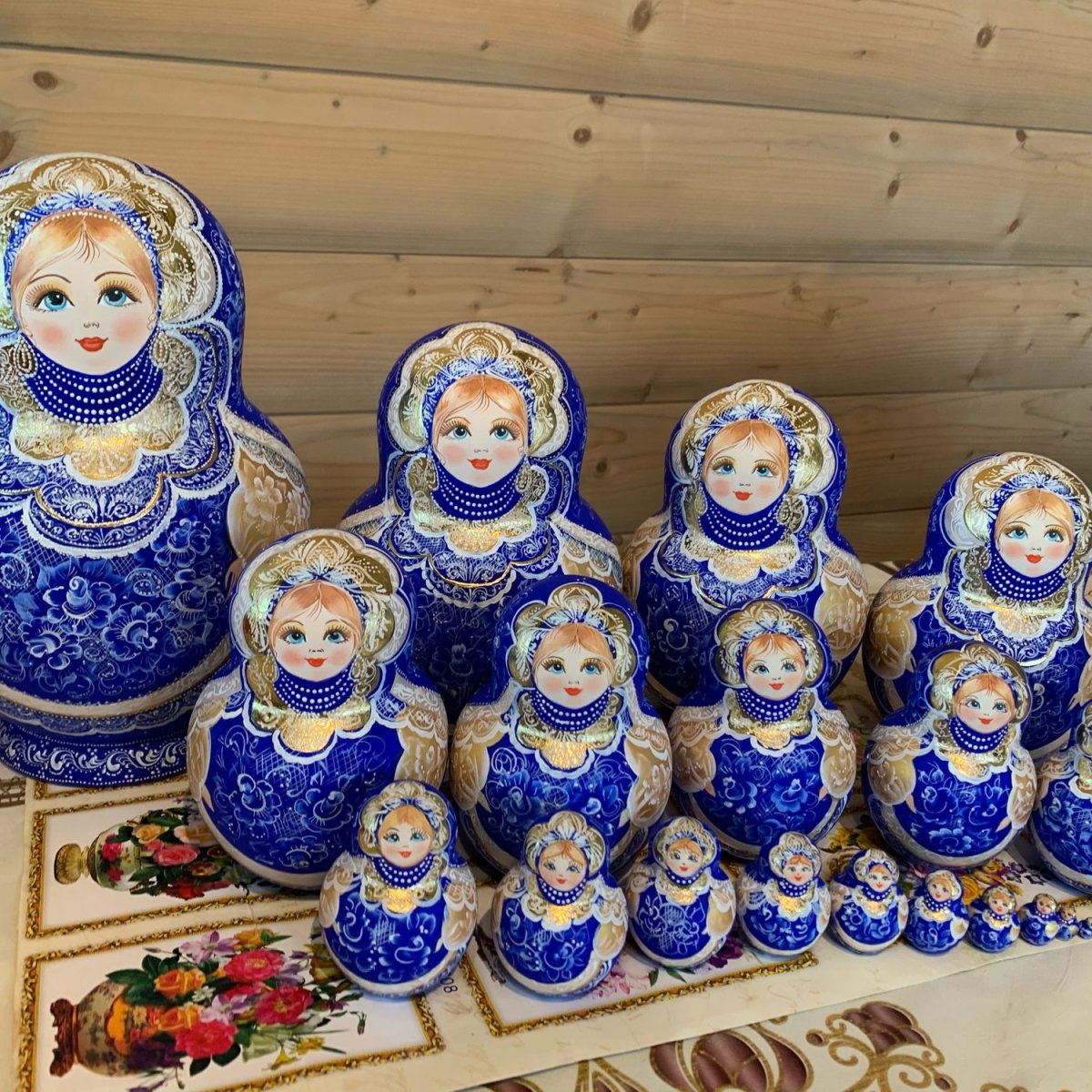 Масленка Гжель