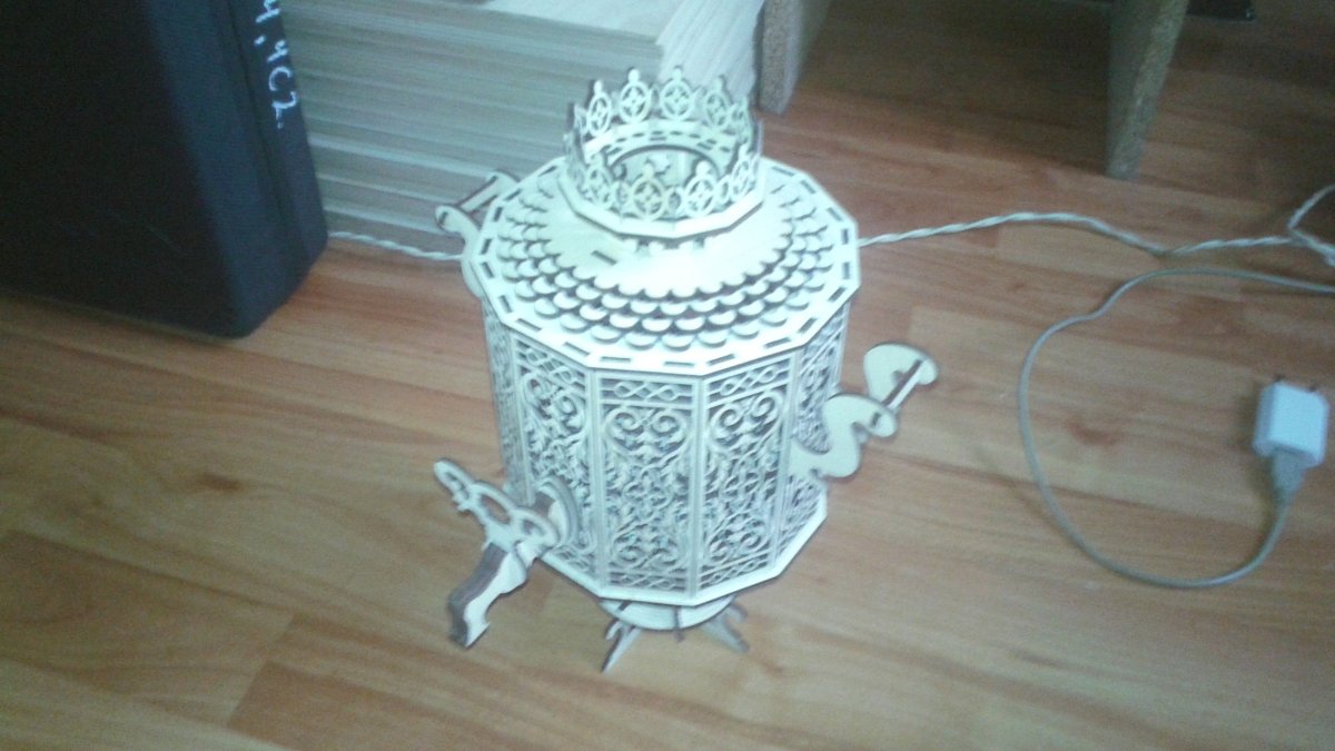 Аппликация самовар