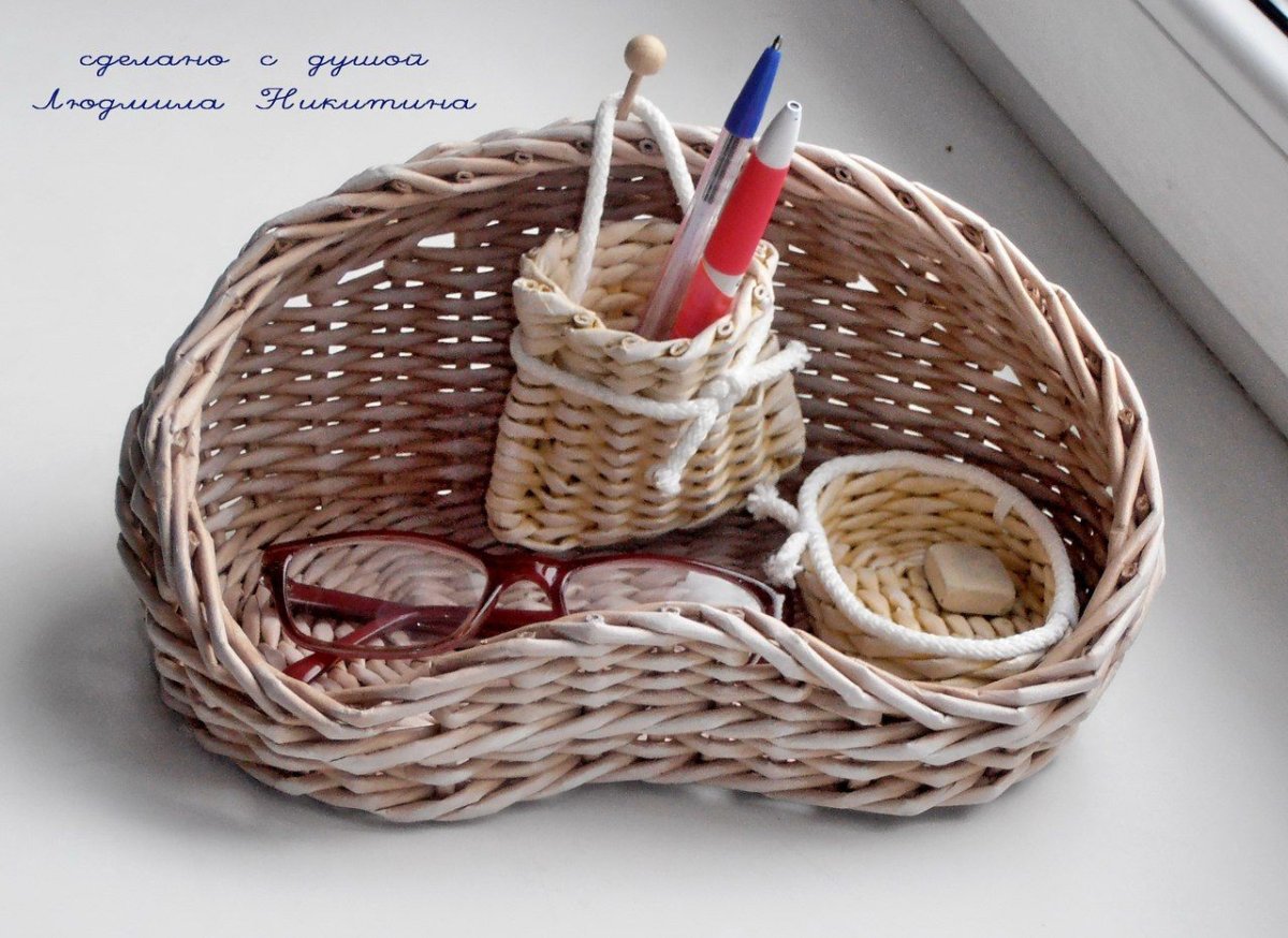 Интересные вещи из бумажной лозы