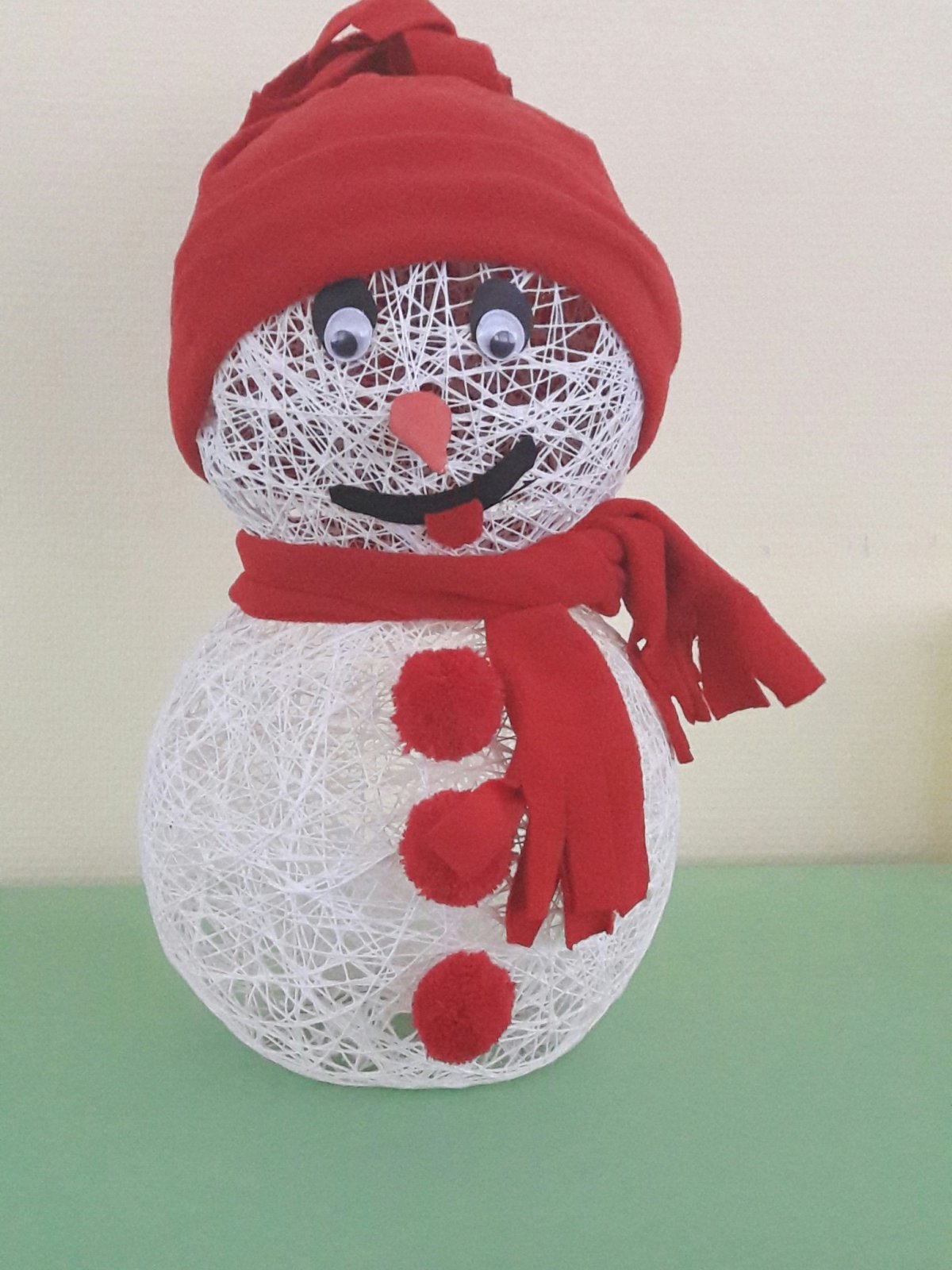 Новогодний Снеговик своими руками