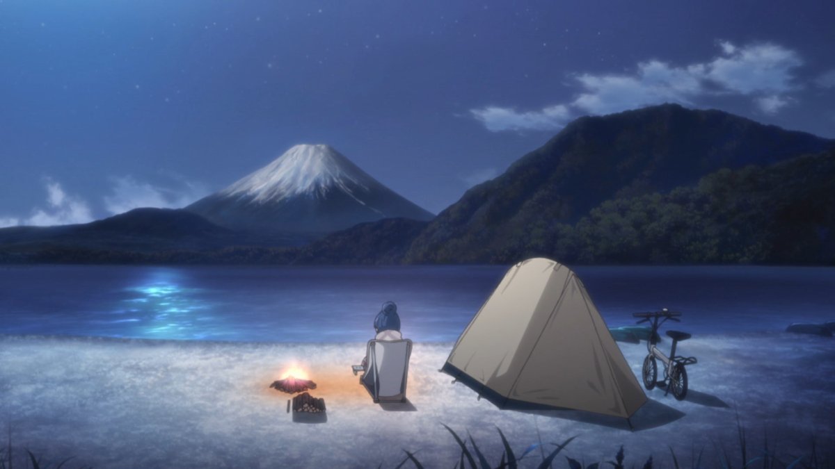 Аниме зима Yuru Camp