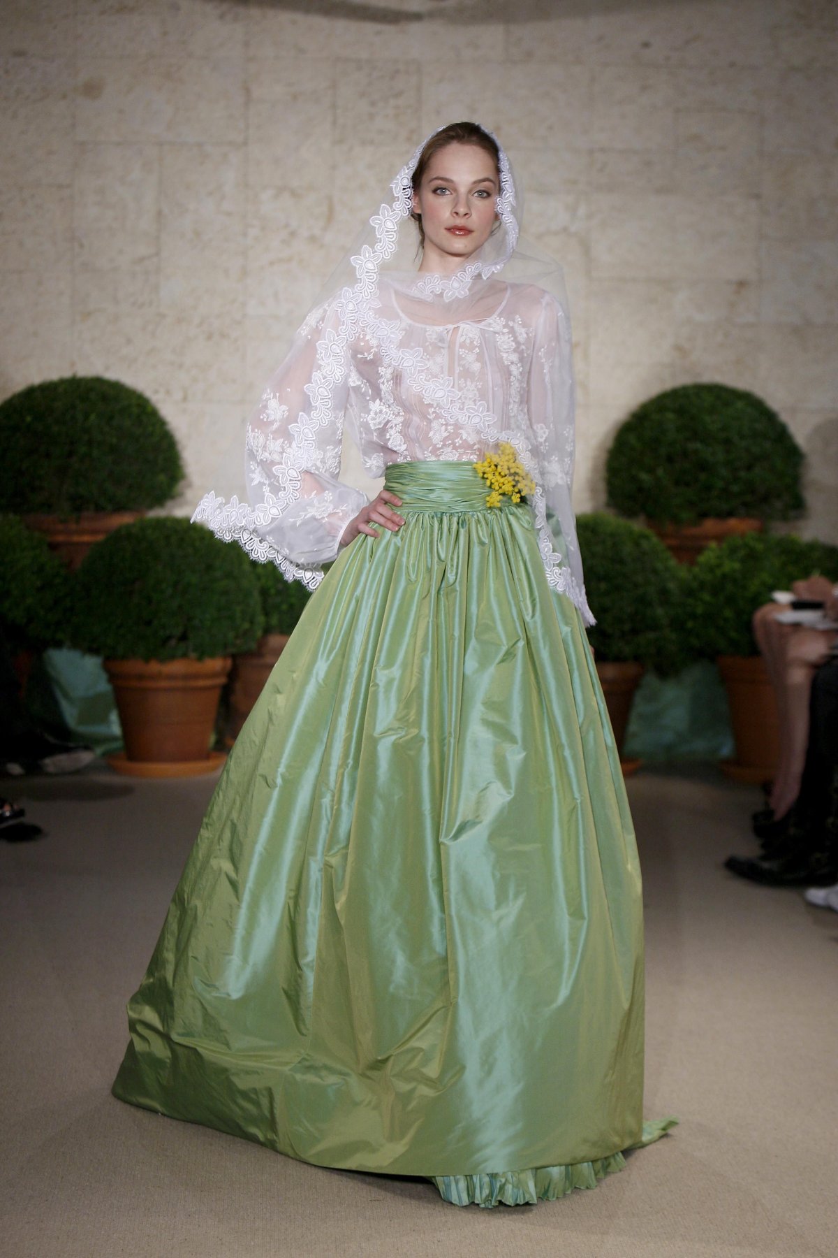 Mori Lee платье зеленое