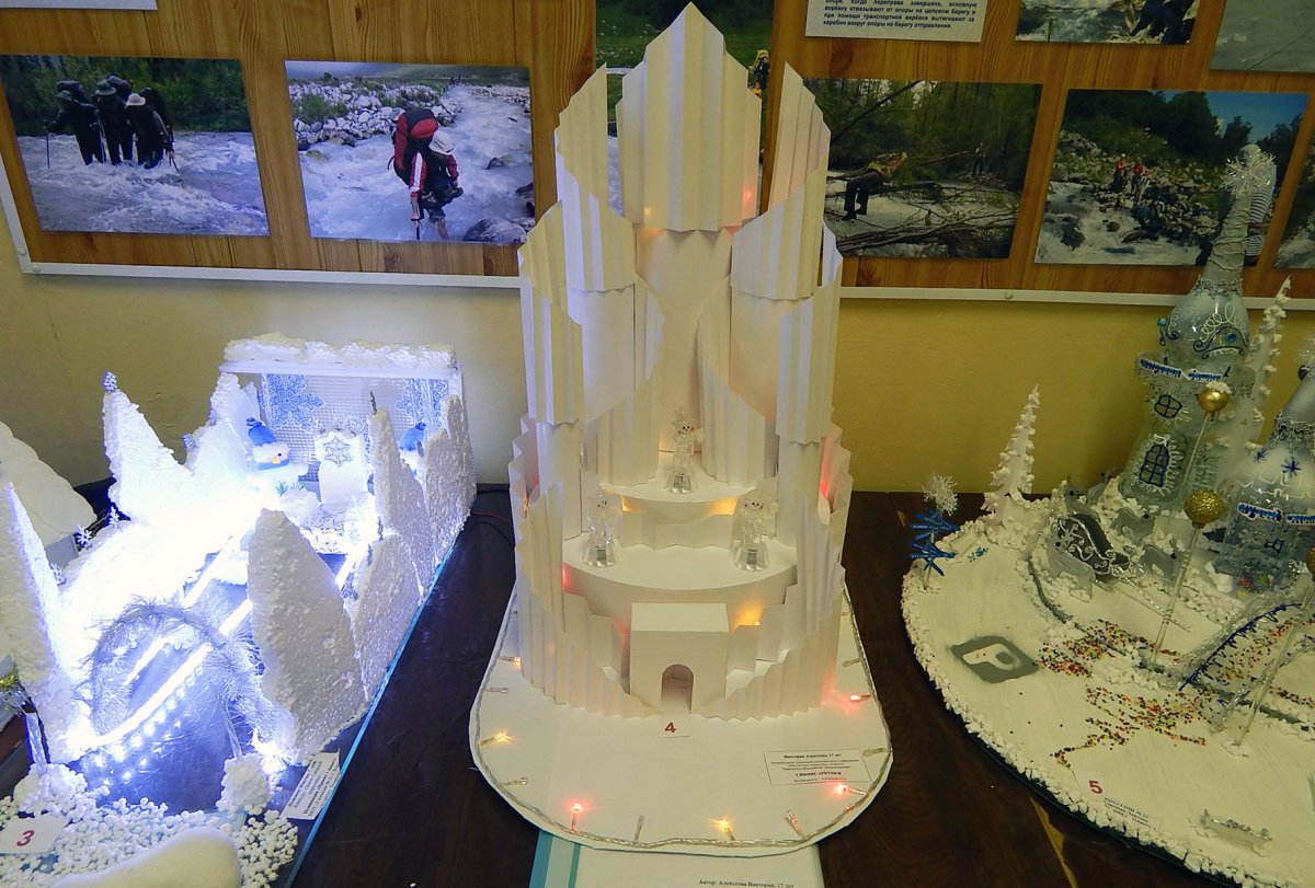 Замок снежной королевы поделка своими руками - 89 фото