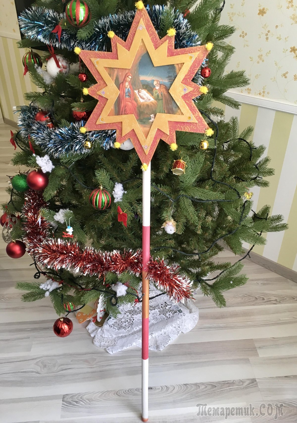 Вифлеемская звезда поделка