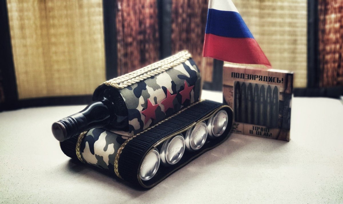 Танк из пивных банок