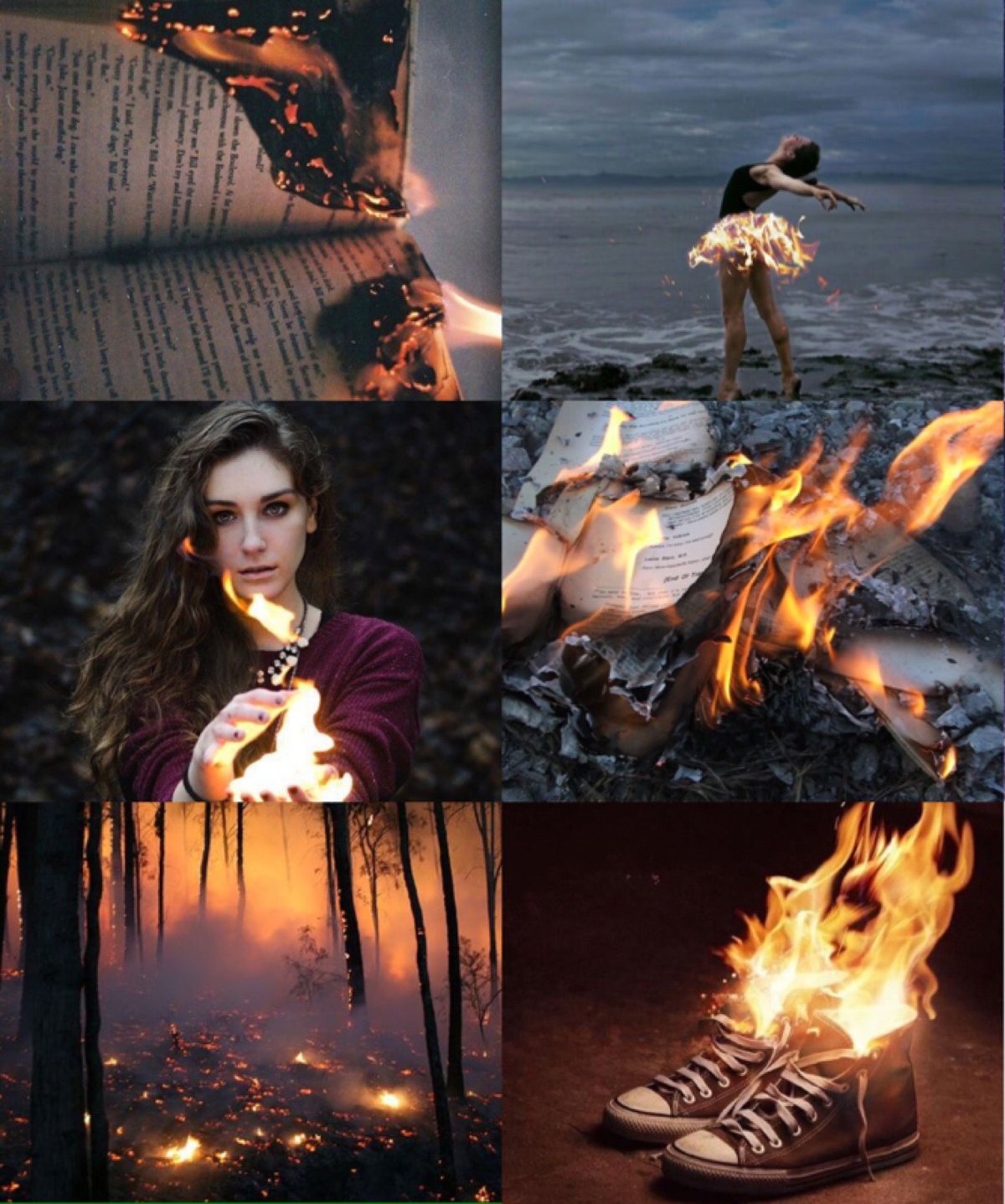 Эстетические коллажи огня
