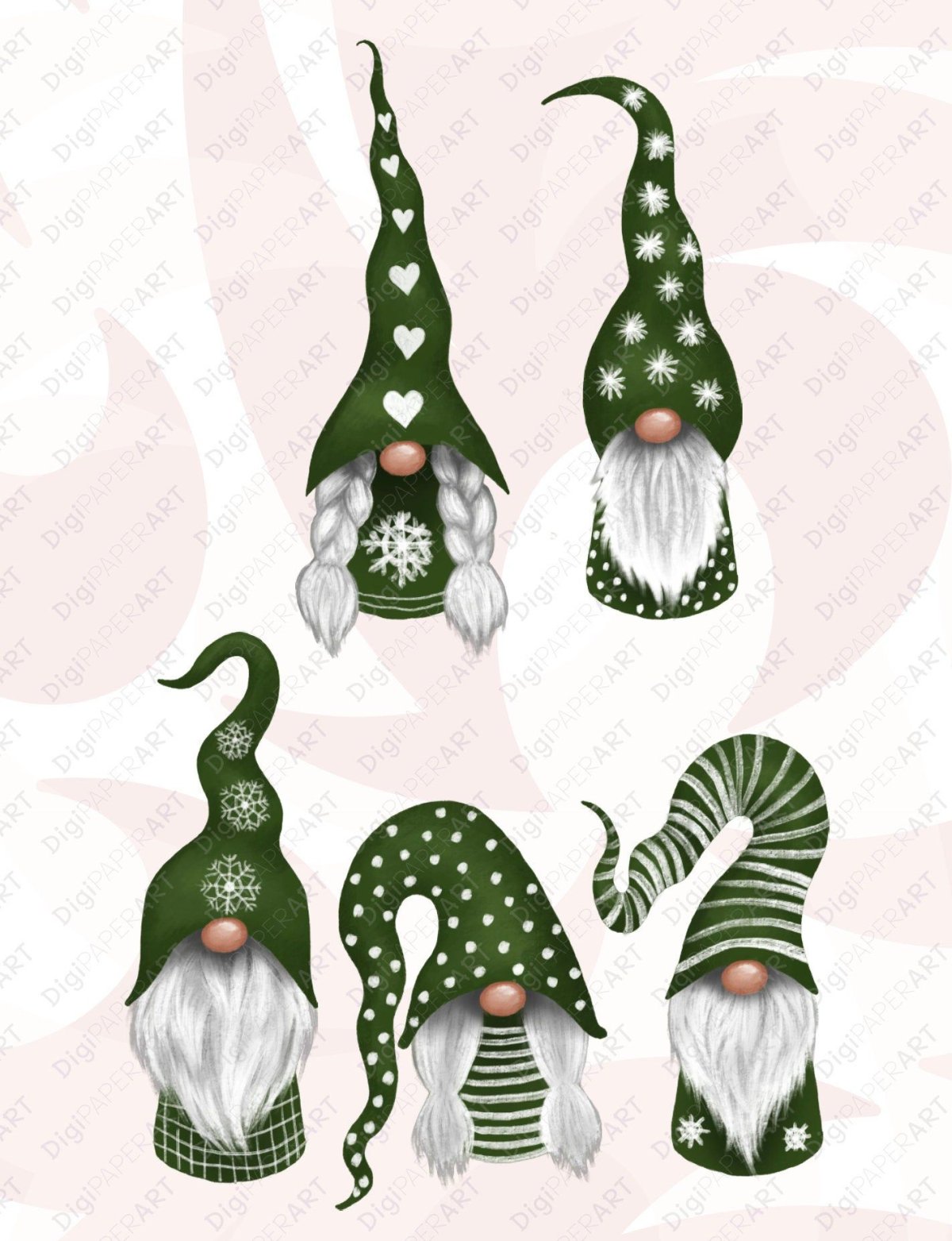 Новогодние Гномы из фетра