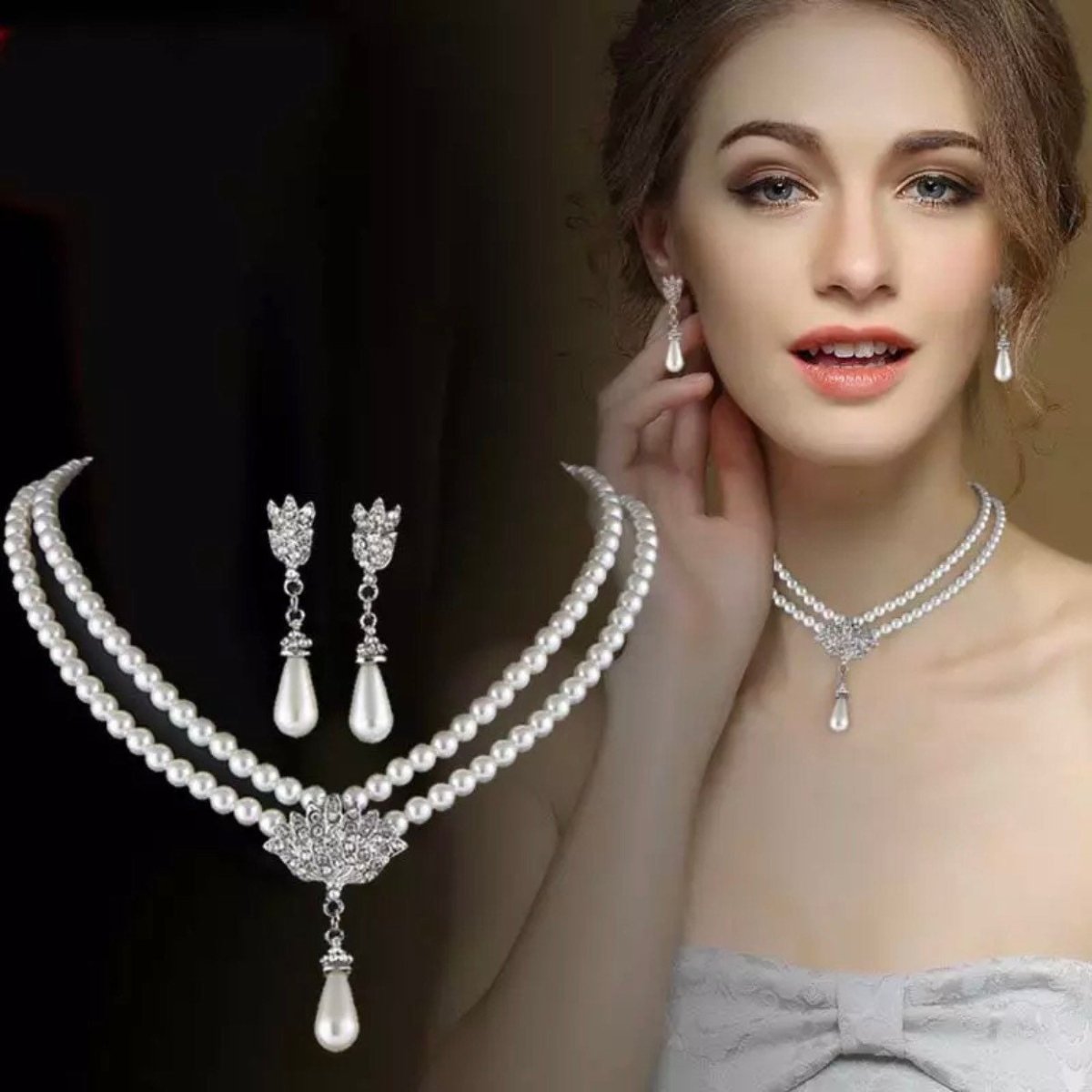 Серьги для невесты