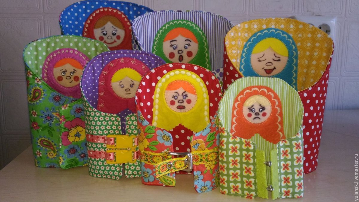 Развивающая Матрешка из фетра