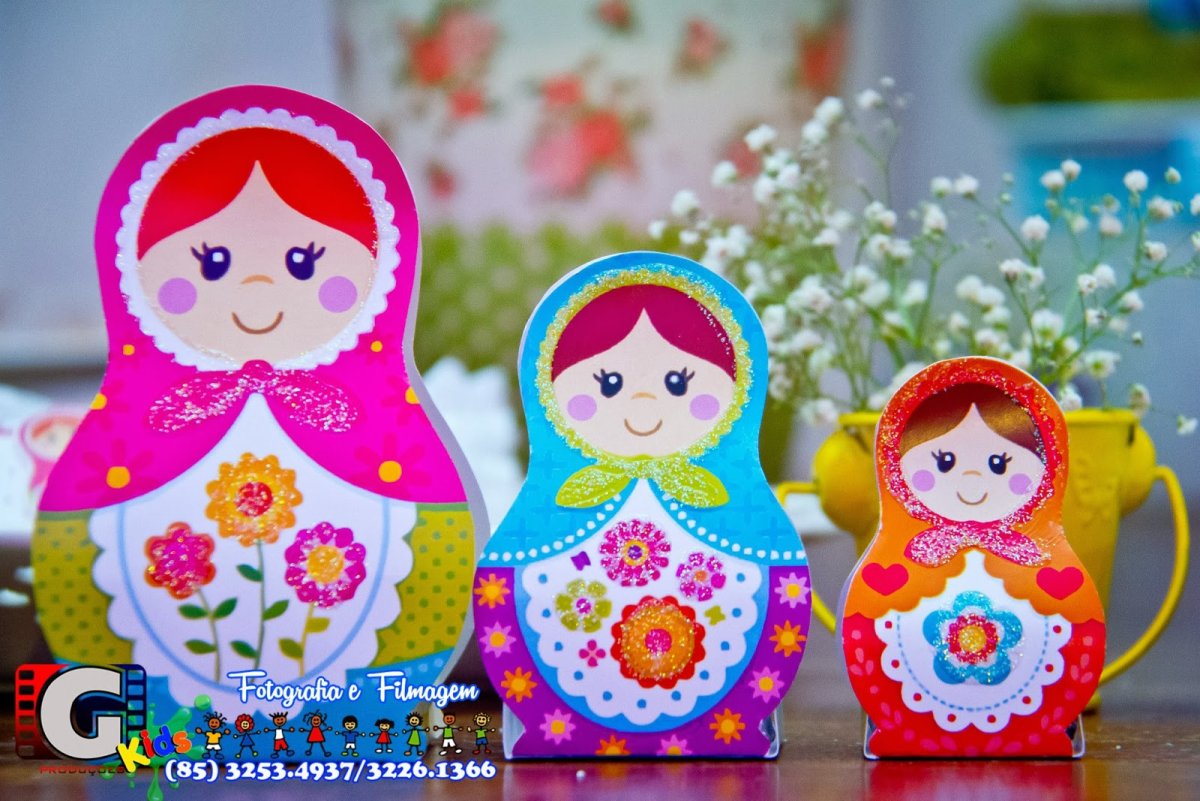 Матрешка кукла текстильная