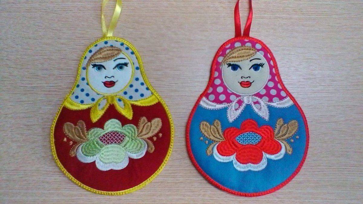 Лепка Матрешка пластилинография