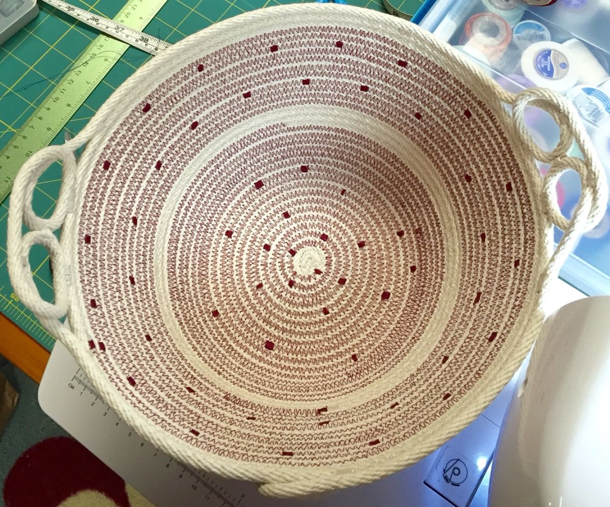 Корзинка из шпагата