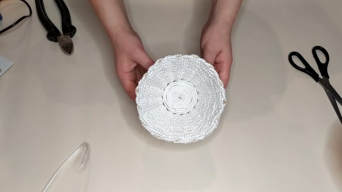 Сумка из бельевой веревки
