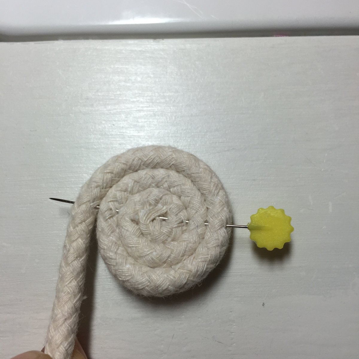 Коврик из бельевой веревки