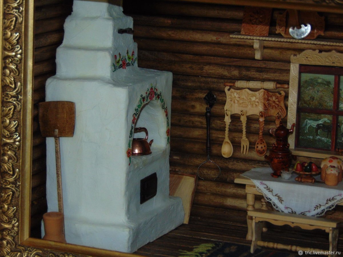 Печка русская из фетра
