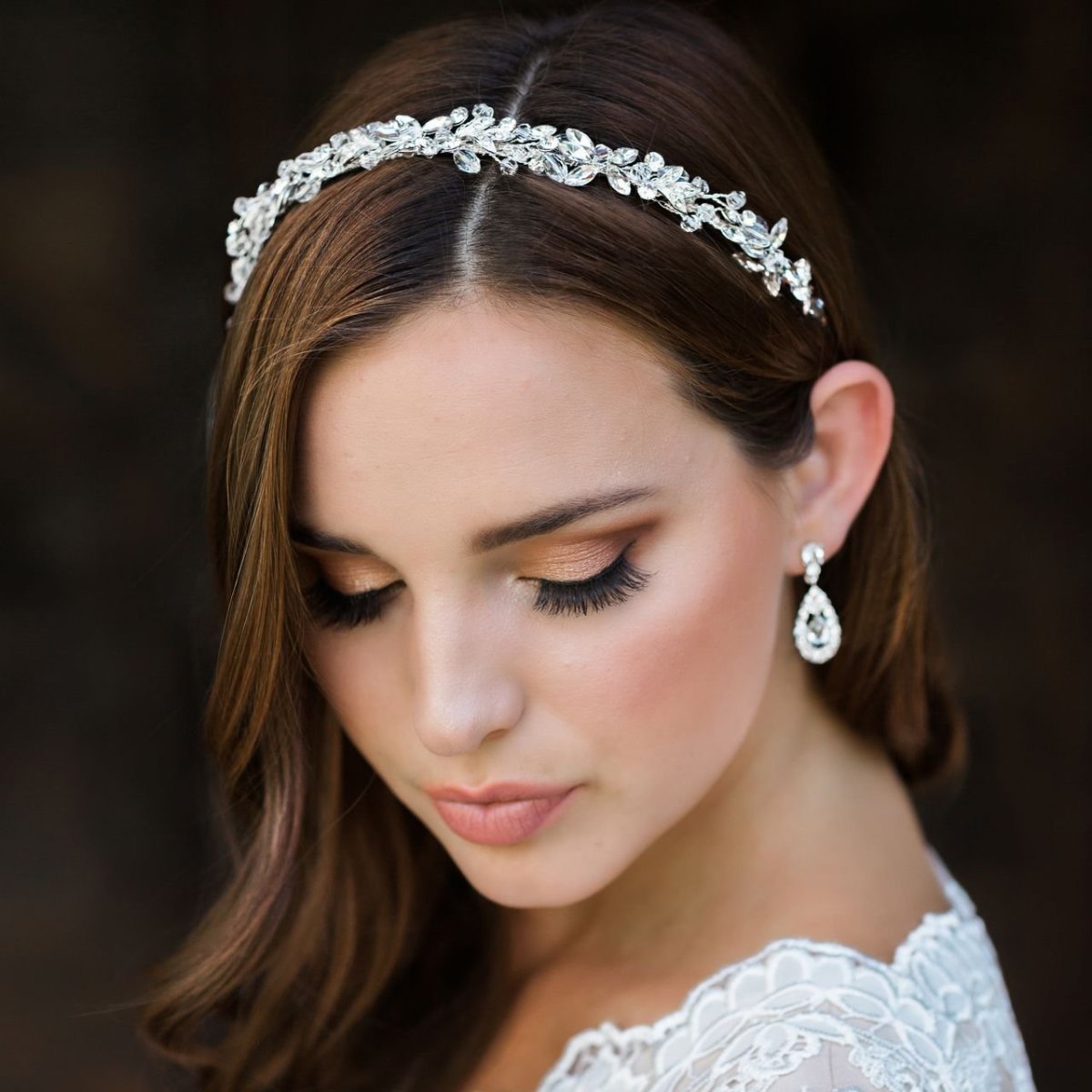 Lady White cap with Flower