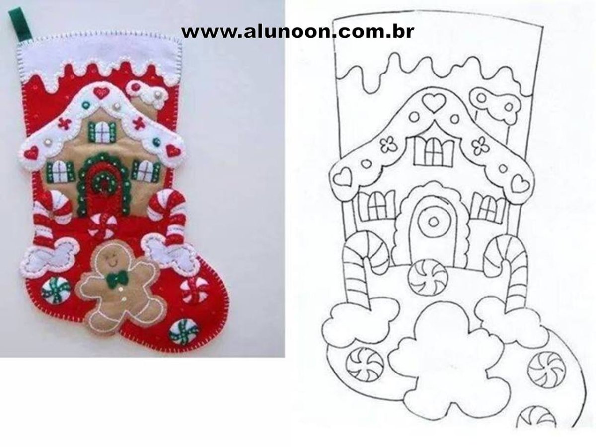 Елочные игрушки из фетра