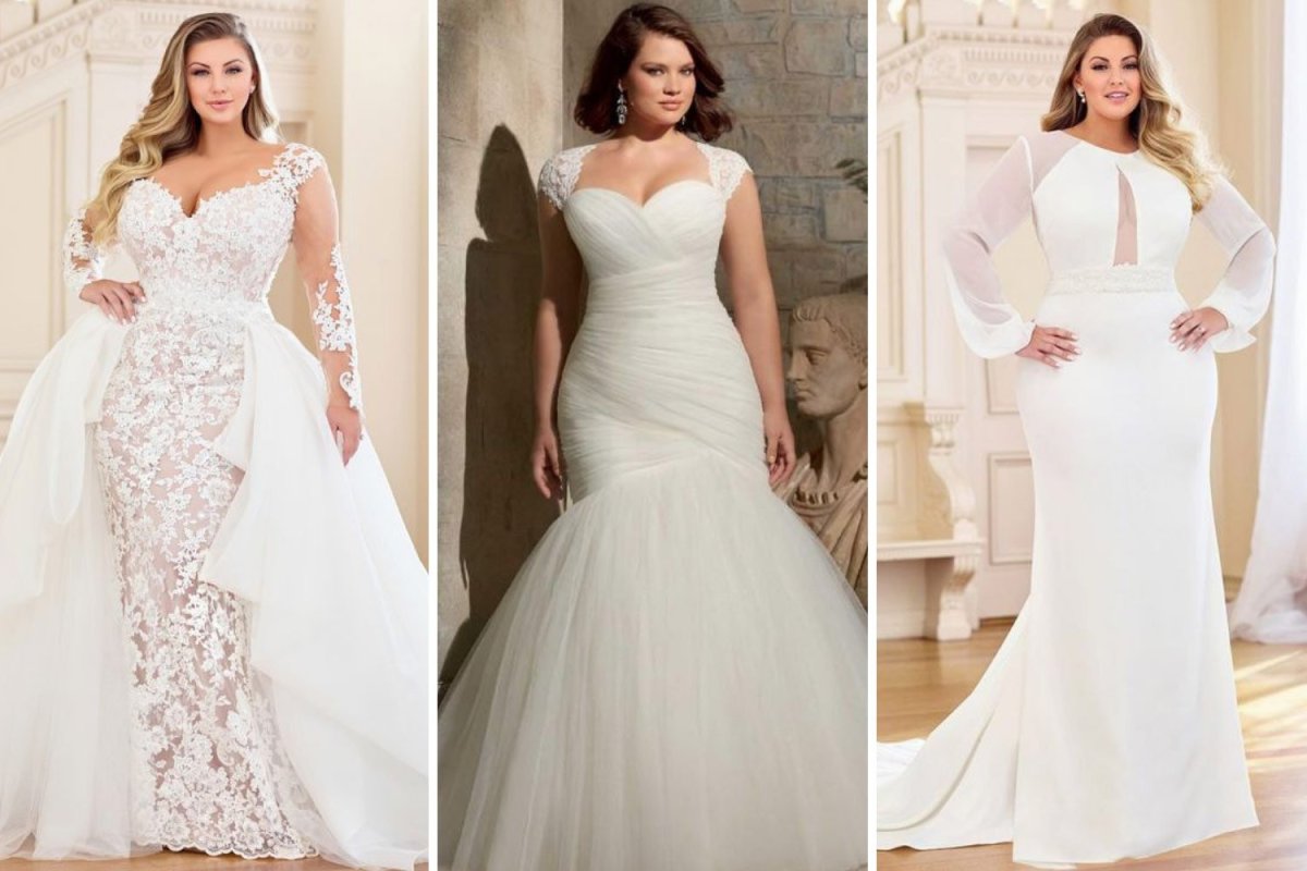 Свадебные платья больших размеров плюс сайз Wedding