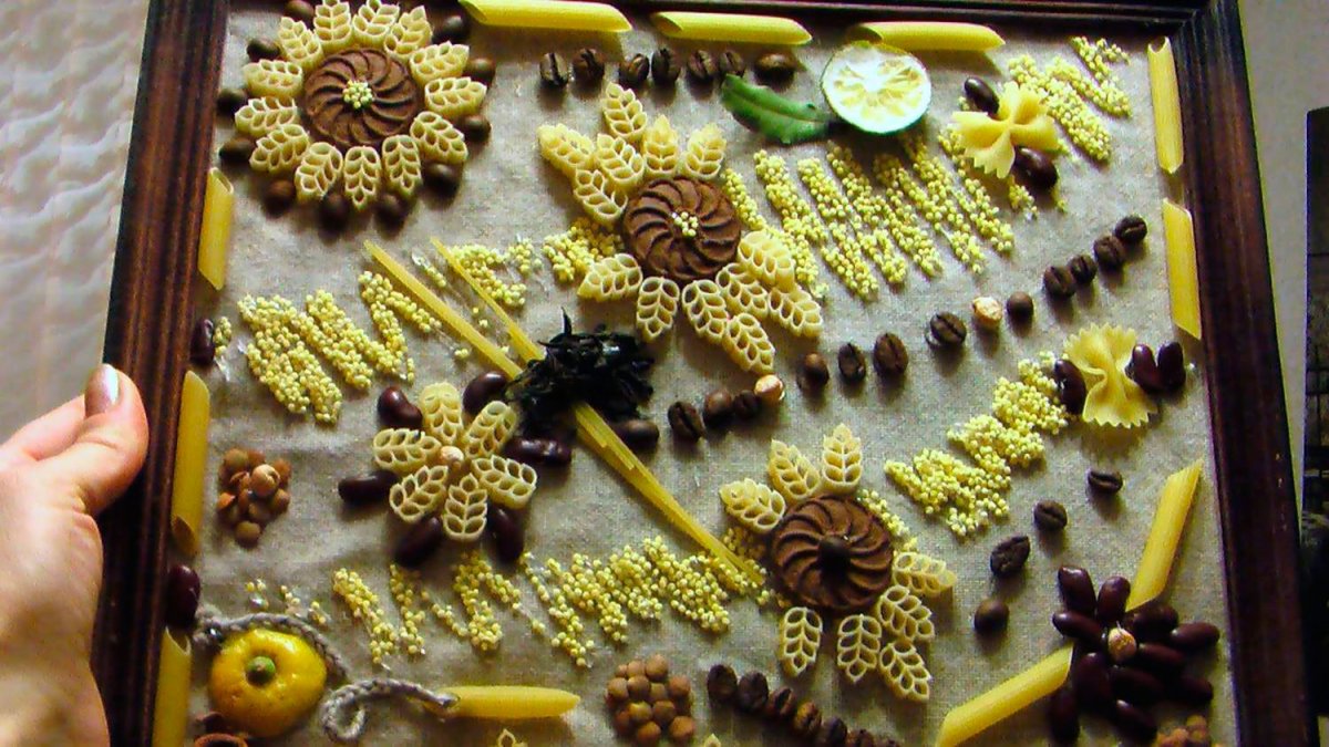 Поделки из макарон