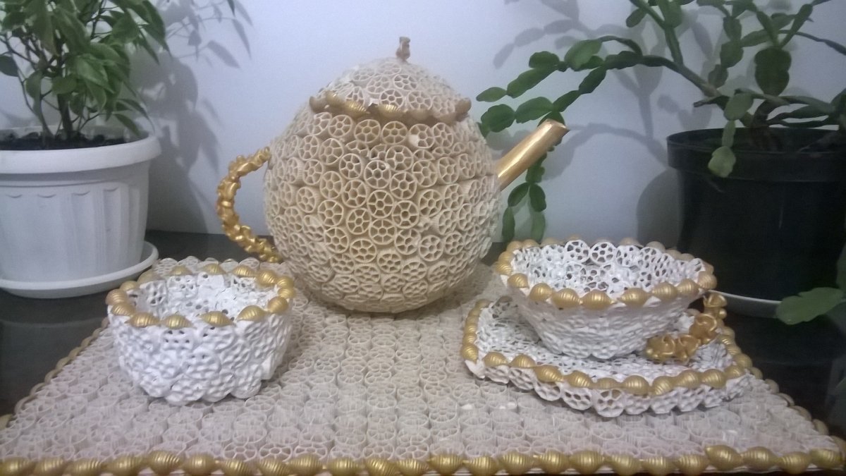 Поделки из макарон своими руками