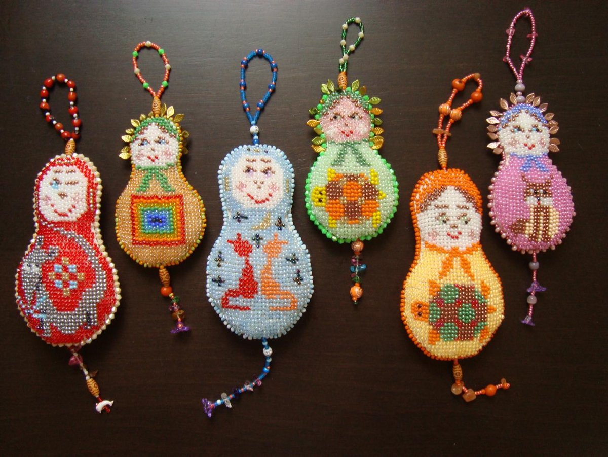 Русские сувениры из бисера