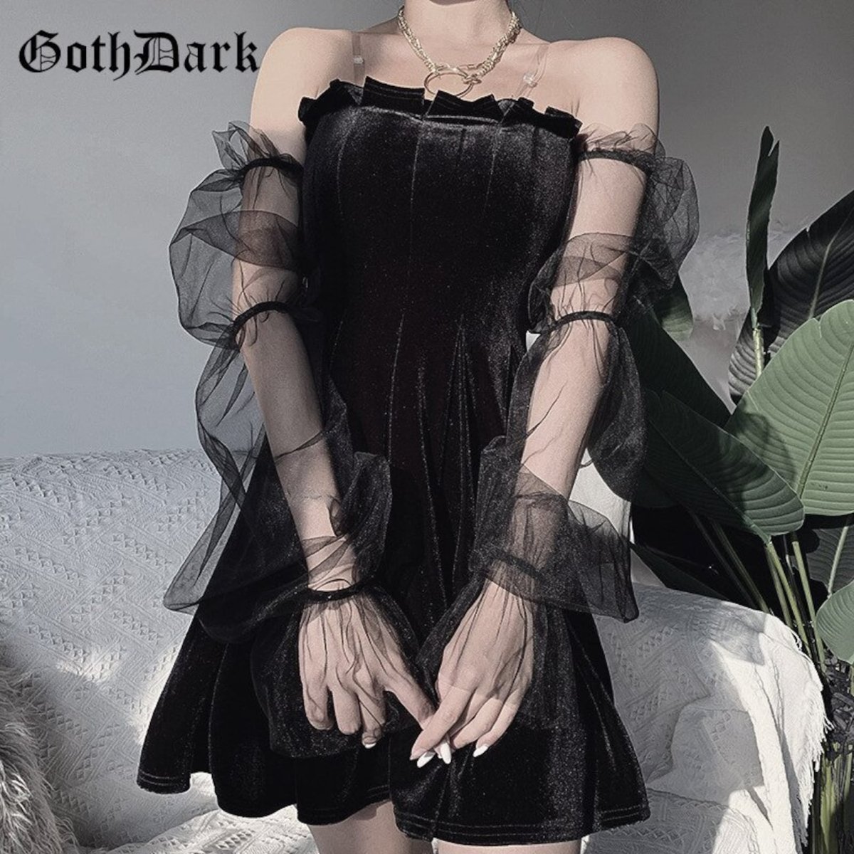 Готическое платье aesthetic