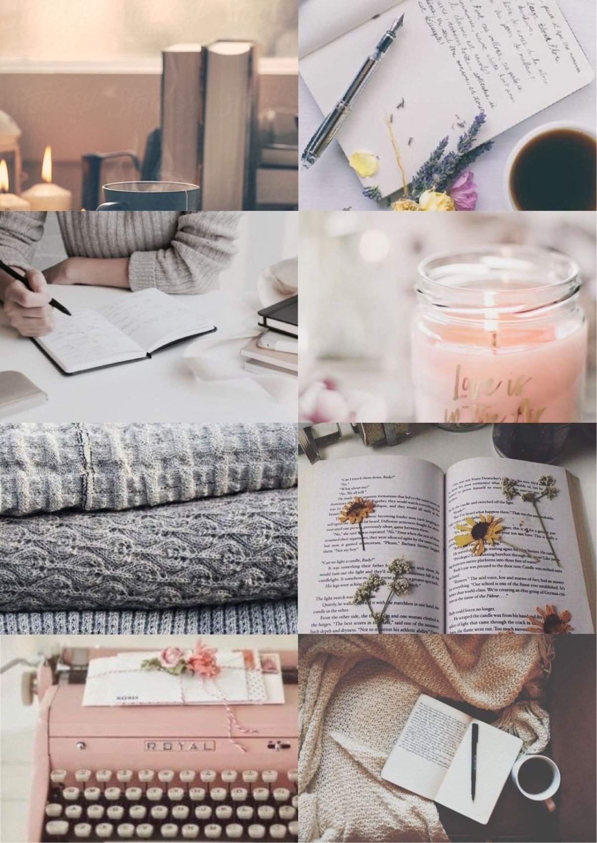 Эстетика книг коллаж