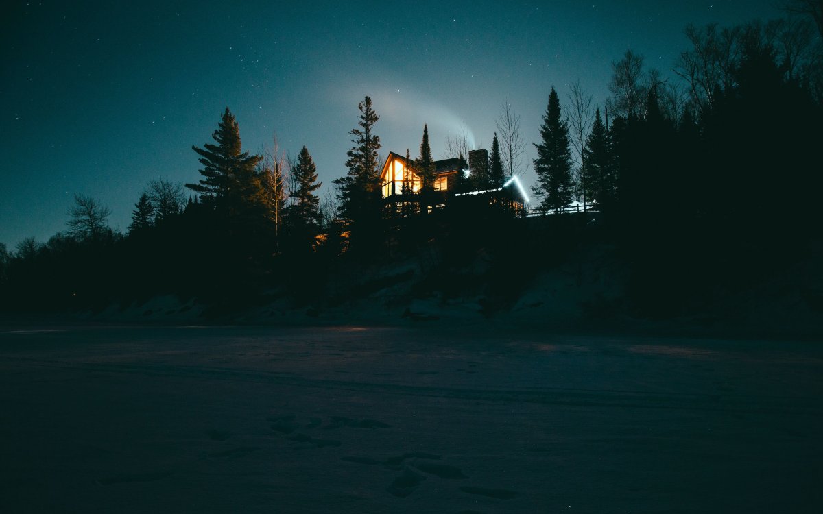Эстетика зима ночь