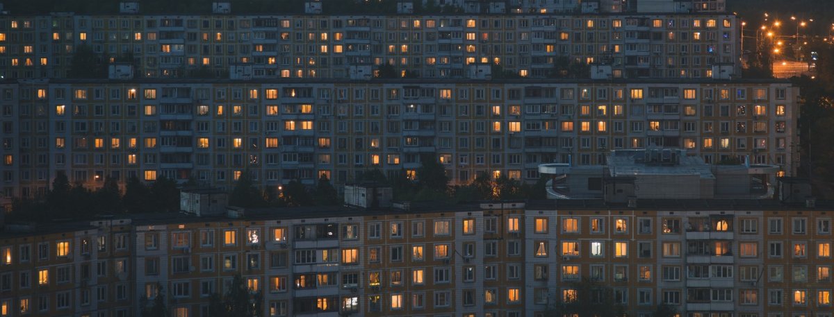 Панельки вечером