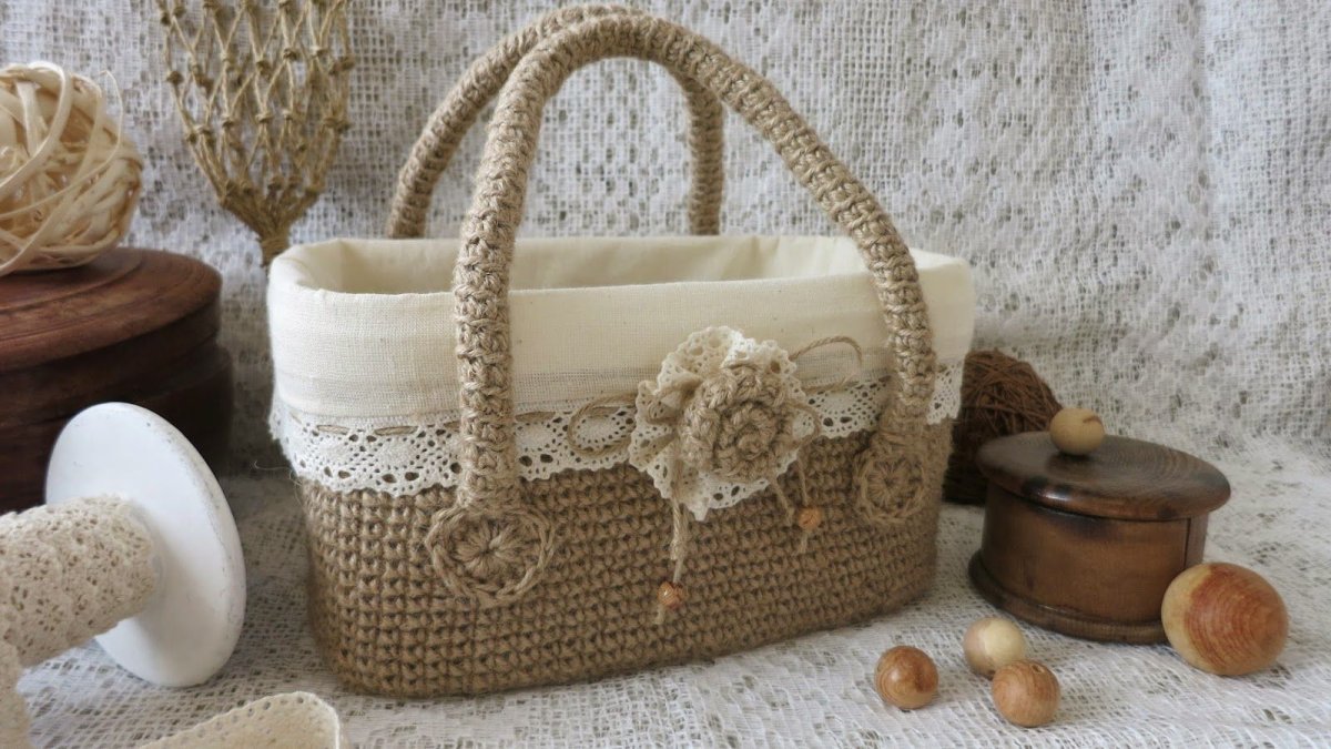 Корзины из Мешковины и джута