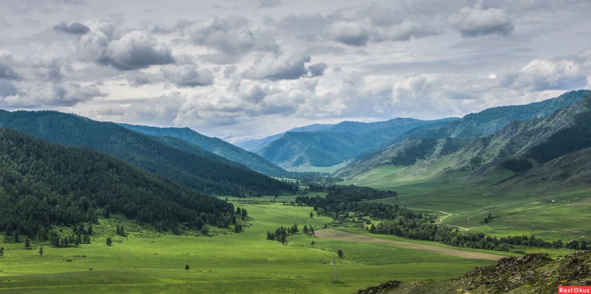 Горы Алтая панорама