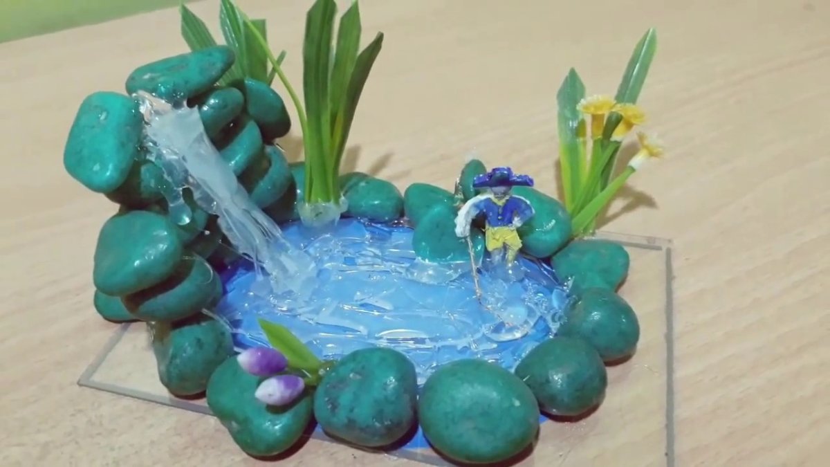 Имитация воды для поделок