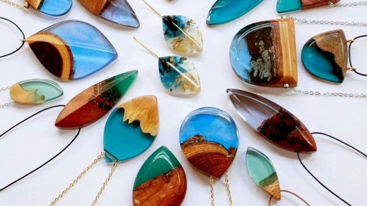 Epoxy Resin Art бижутерия