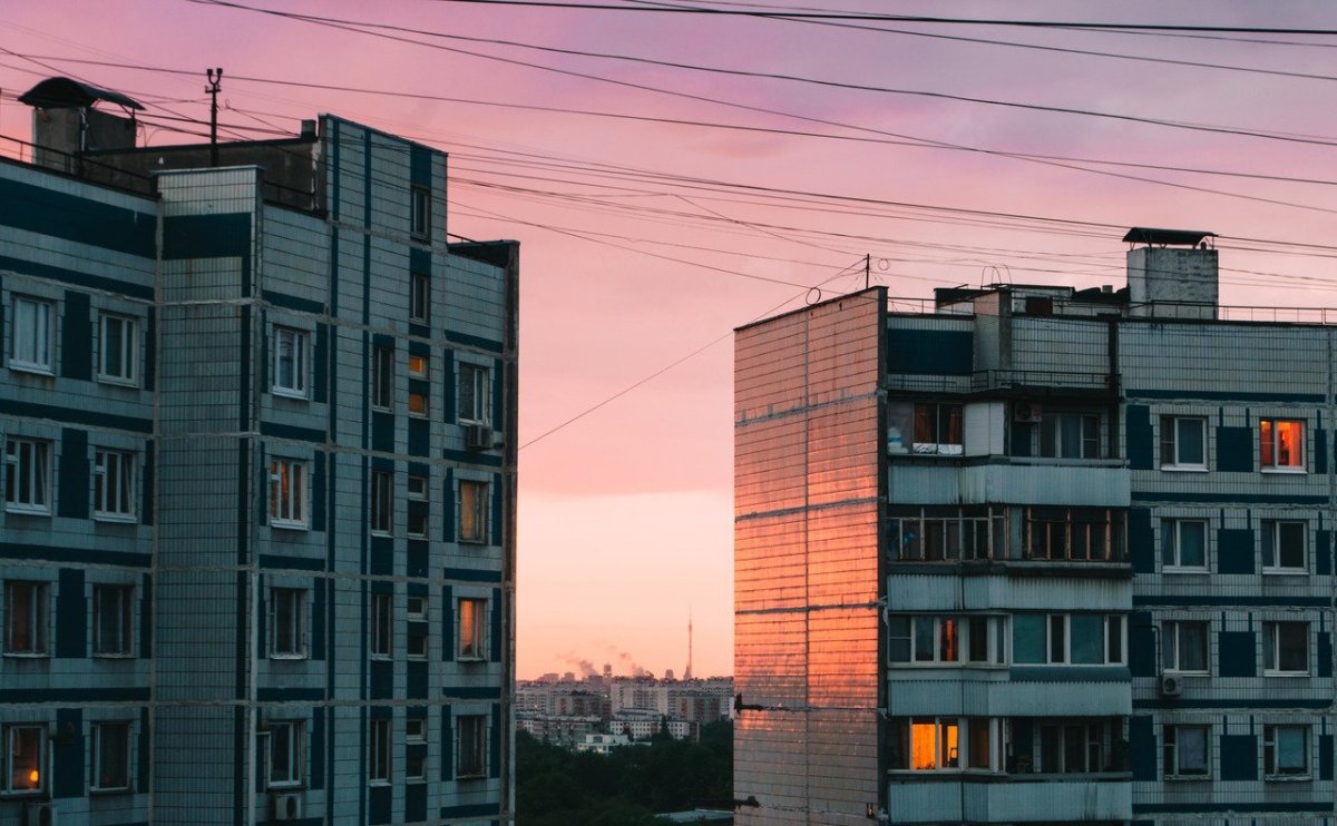 80е России Эстетика многоэтажки