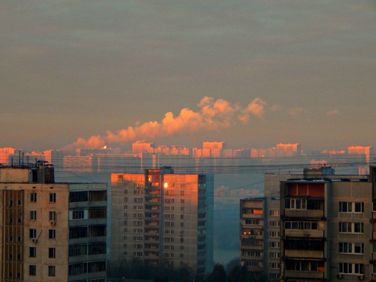 Рассвет многоэтажки