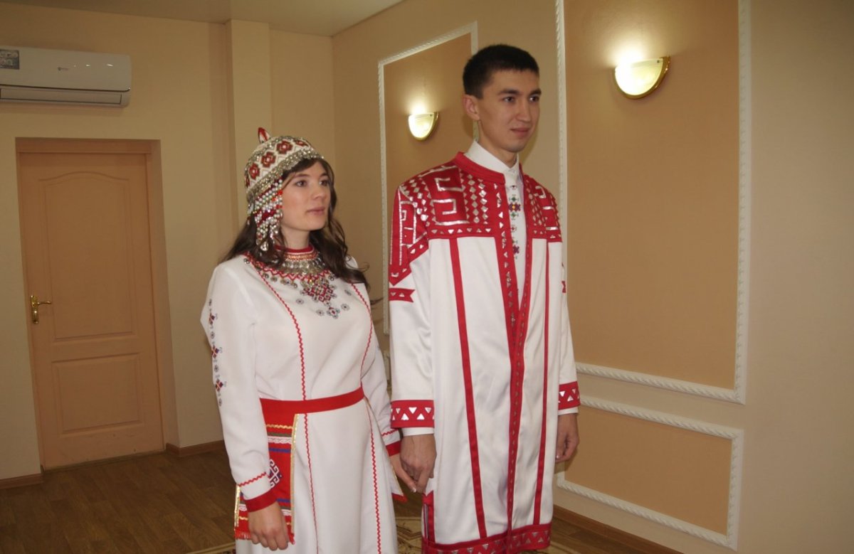 Свадебный костюм чувашей