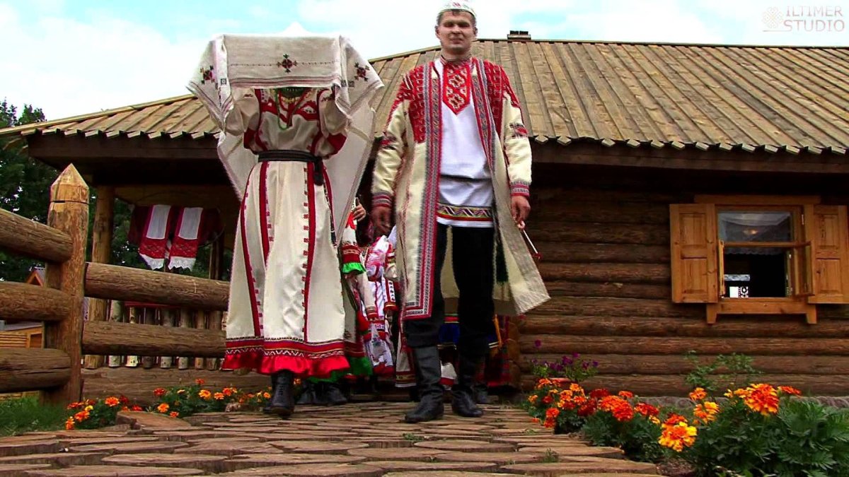 Славянский свадебный наряд