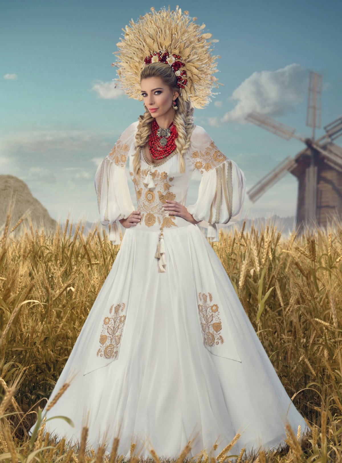 Чувашская женская рубаха