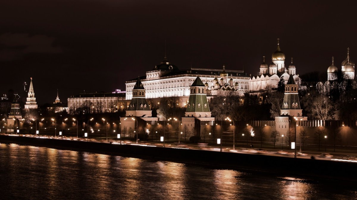Ночной Кремль
