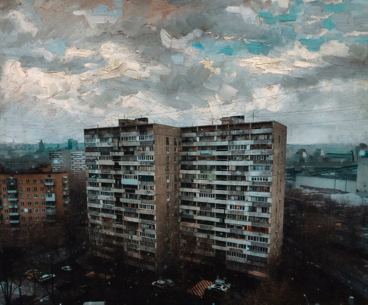 Унылый городской пейзаж