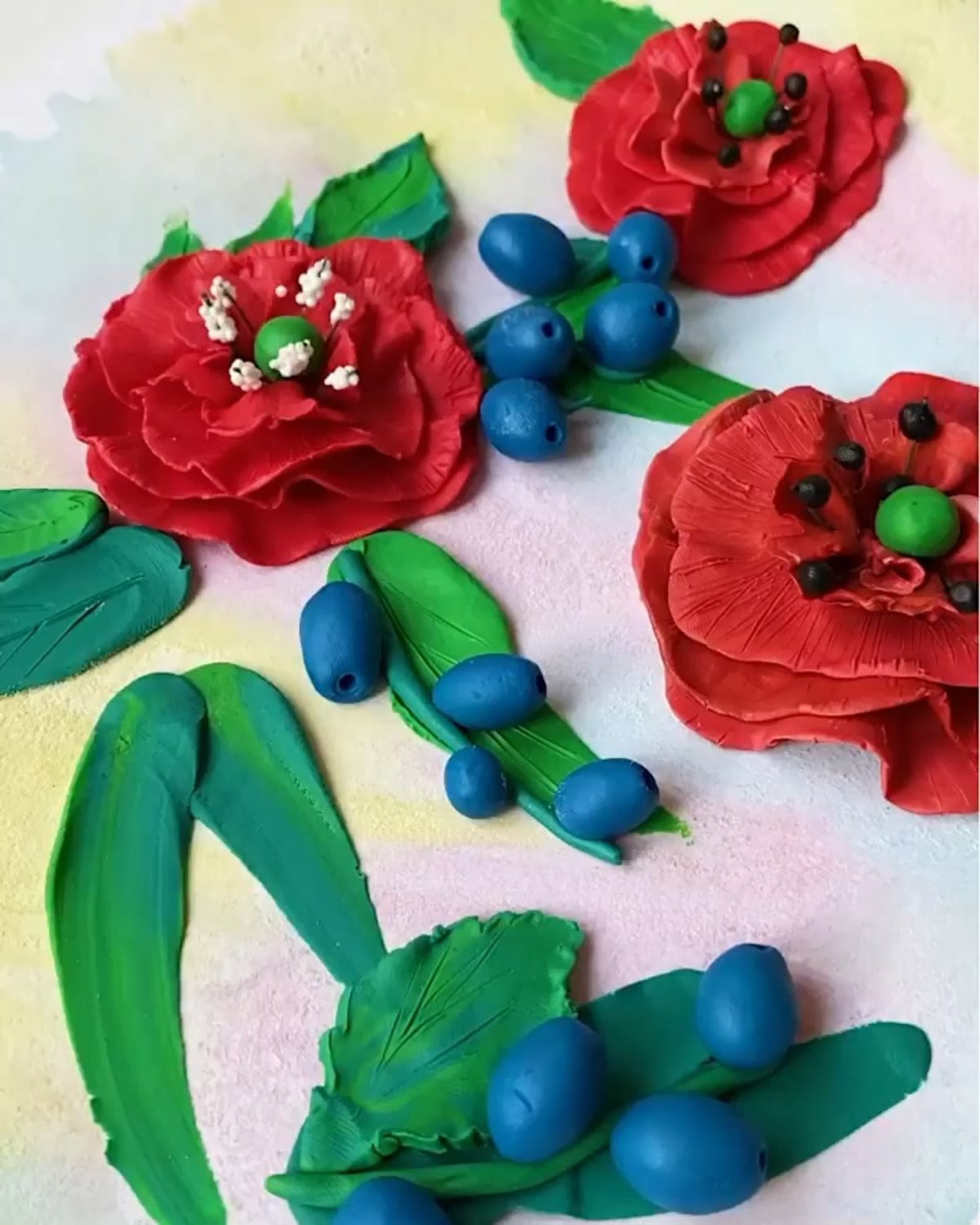 Поделки из пластилина грибы