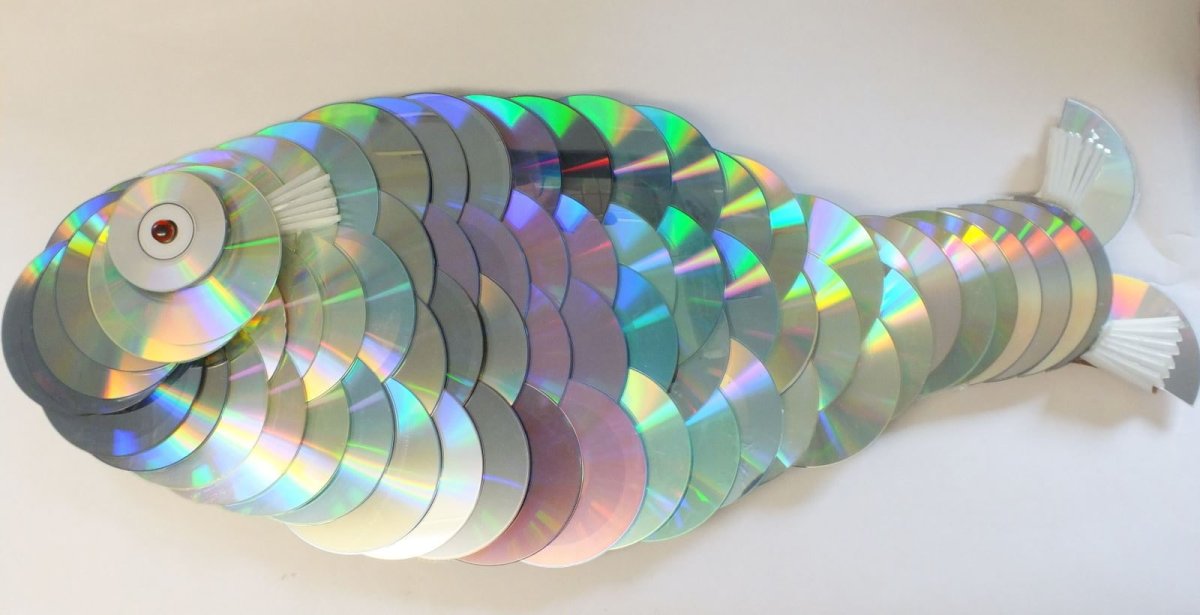 Рыба из CD дисков