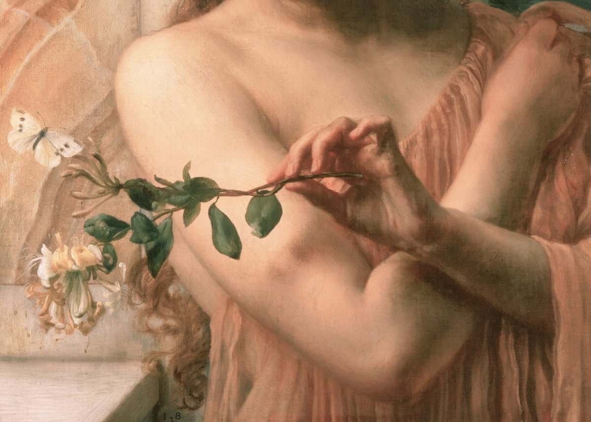 Sir Edward John Poynter (1836-1919) - "Психея в храме любви"