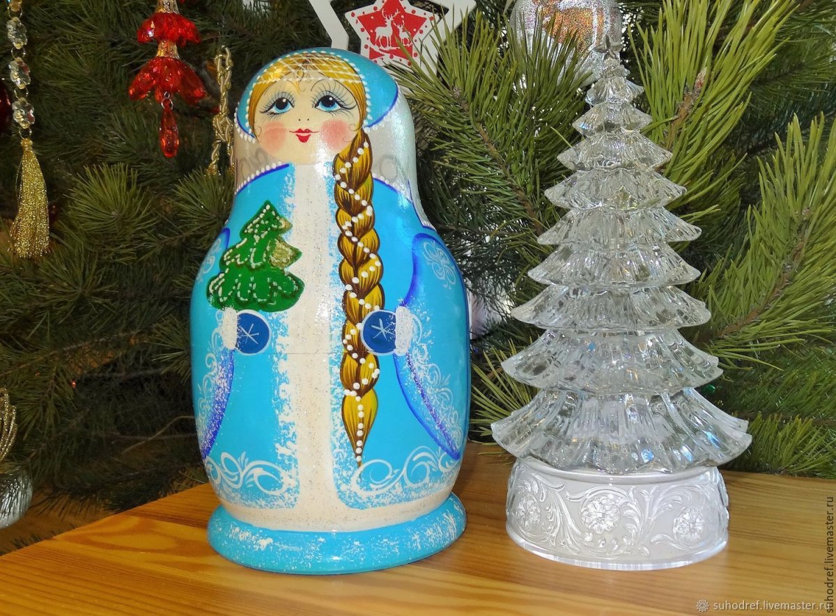 Новогодние пряники Снегурочка