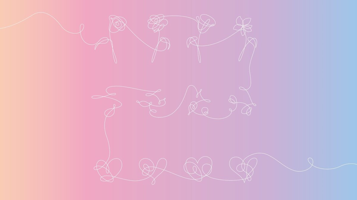 BTS Love yourself фон