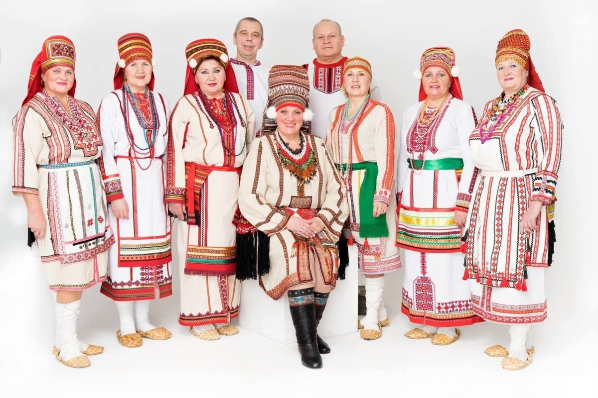 Национальный костюм мордвы эрзя
