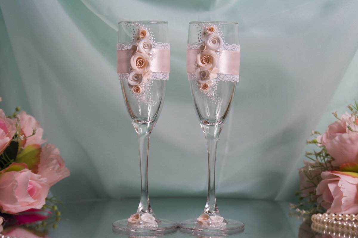 Swarovski Champagne Glasses
