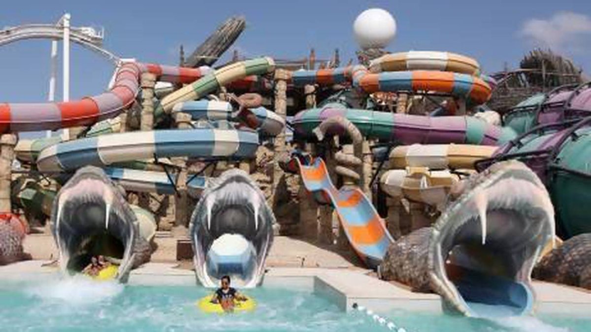Дубай аквапарк Waterworld