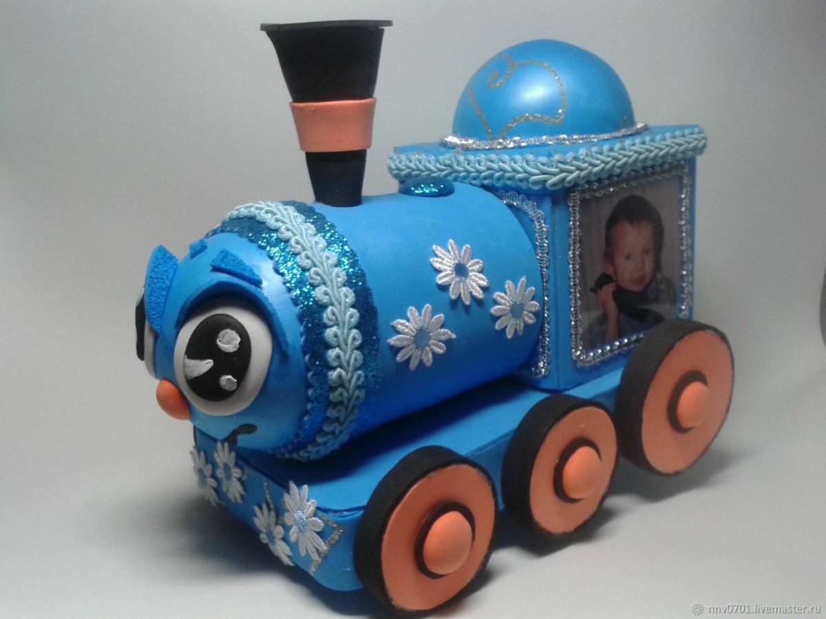 Ёлочная игрушка "паровозик"